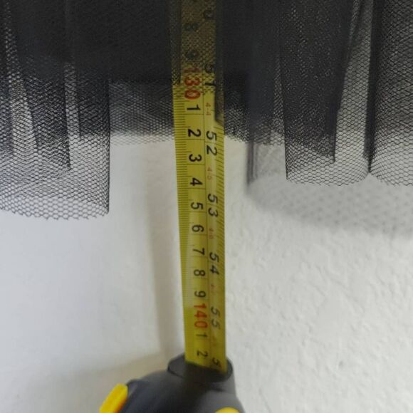 Lillys Top Womens Large Kloset Button Up Tulle Black - Picture 4 of 10